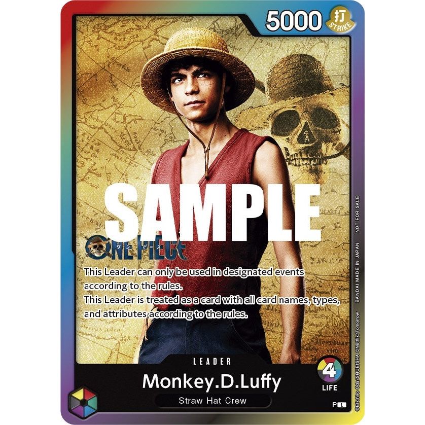 Image for Monkey.D.Luffy (Leader Pack - Live Action) (Sealed Battle 2023 Vol. 1) (OP-PR) - One Piece Card Game