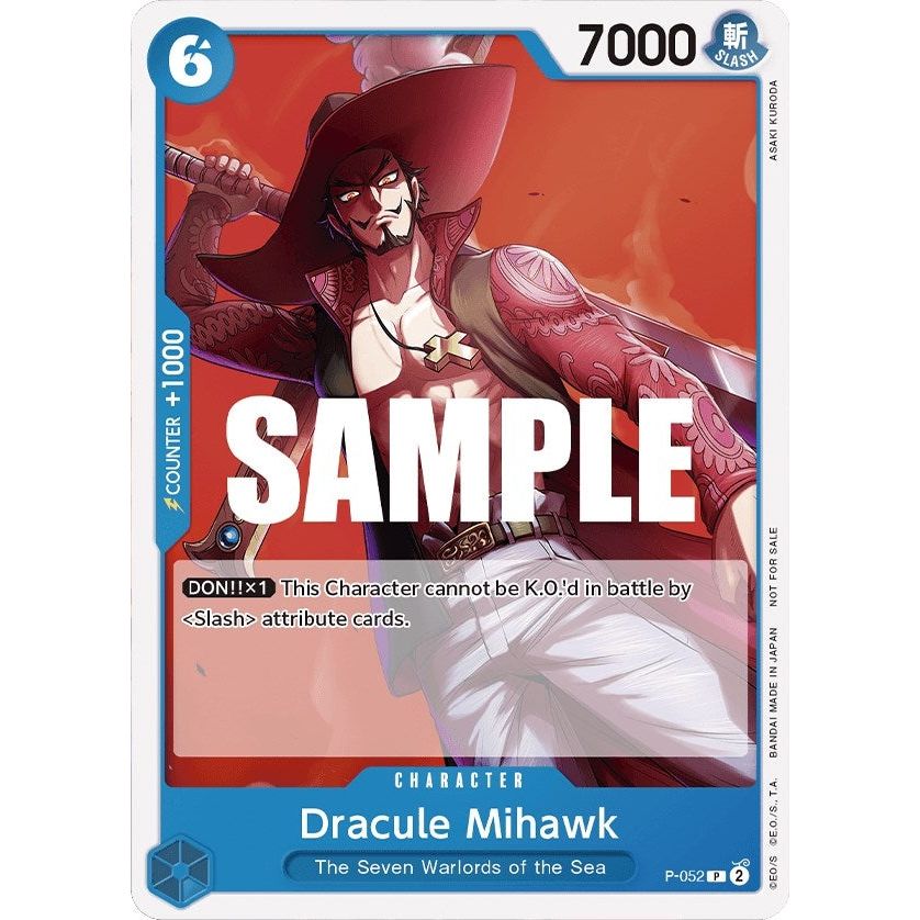Image for Dracule Mihawk (Sealed Battle Kit Vol. 1) (P-052) (OP-PR) - One Piece Card Game