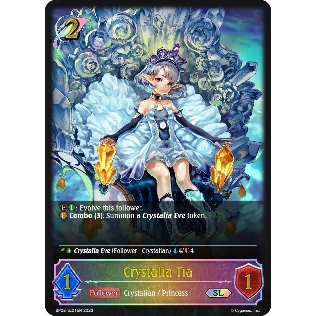 Image for Crystalia Tia (SL) (BP02-SL01EN) (BP02) - Shadowverse: Evolve