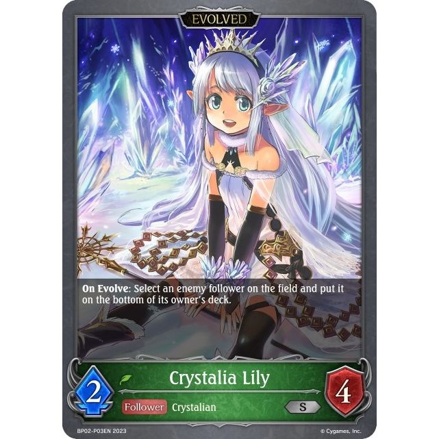 Image for Crystalia Lily (Evolved) - P03EN (Foil) (BP02-P03EN) (BP02) - Shadowverse: Evolve