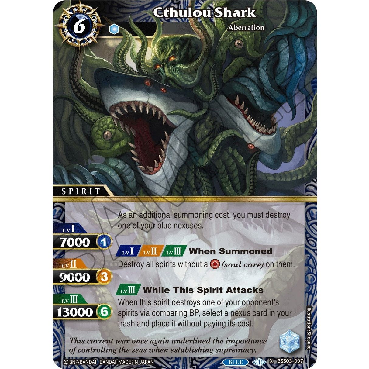 Image for Cthulou Shark (BSS03-097) (BSS03) - Battle Spirits Saga