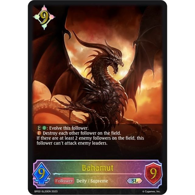 Image for Bahamut (SL) (BP02-SL20EN) (BP02) - Shadowverse: Evolve