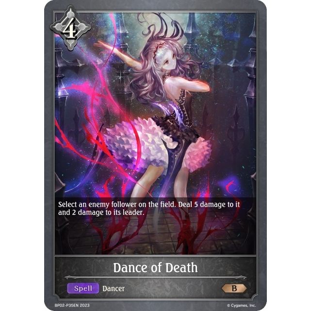 Image for Dance of Death - P35EN (Foil) (BP02-P35EN) (BP02) - Shadowverse: Evolve