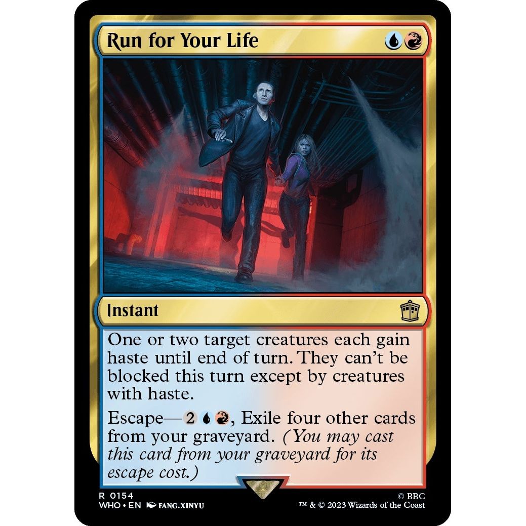 Image for Run for Your Life (154) (WHO) - Magic: The Gathering