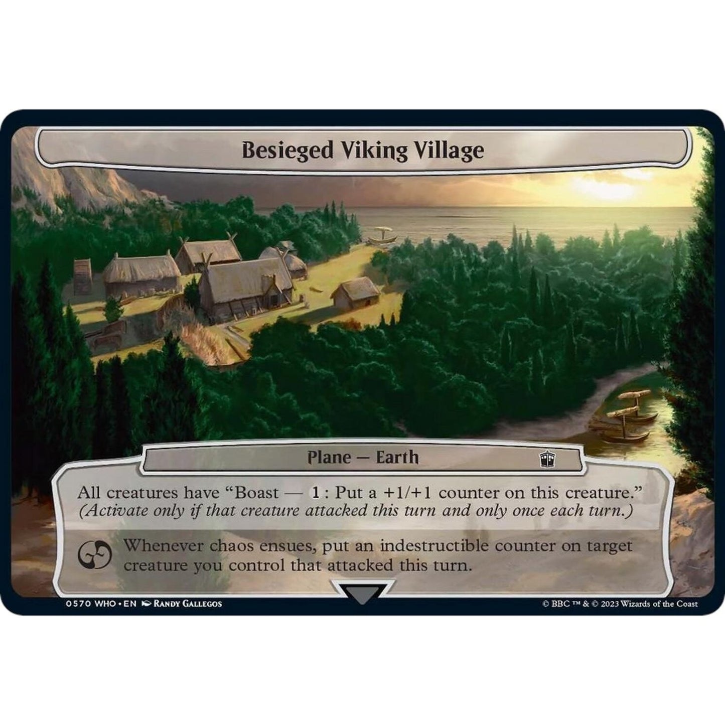 Image for Besieged Viking Village (570) (WHO) - Magic: The Gathering