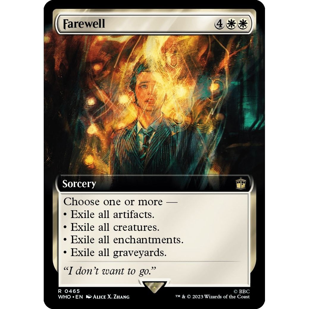 Image for Farewell (Extended Art) (465) (WHO) - Magic: The Gathering