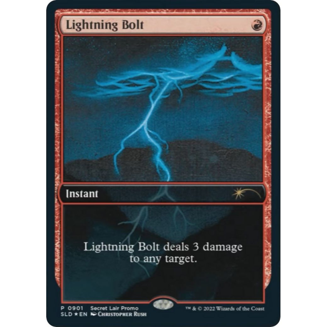 Image for Lightning Bolt (0901) (901) (SLD) - Magic: The Gathering