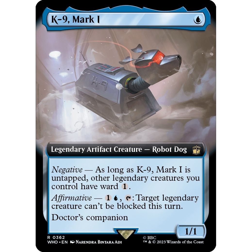 Image for K-9, Mark I (Extended Art) (362) (WHO) - Magic: The Gathering