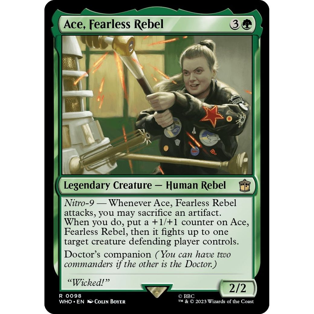 Image for Ace, Fearless Rebel (98) (WHO) - Magic: The Gathering