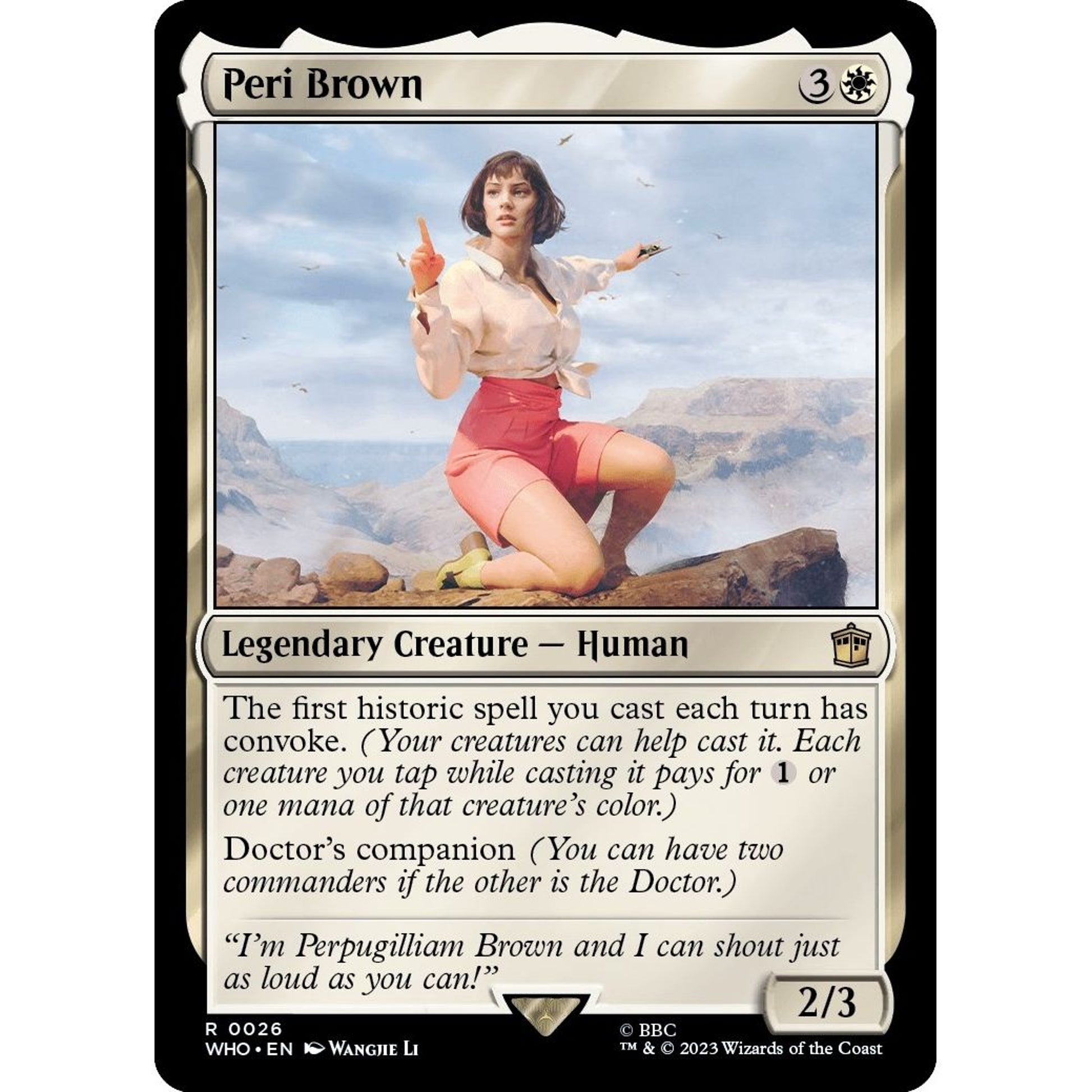 Image for Peri Brown (26) (WHO) - Magic: The Gathering
