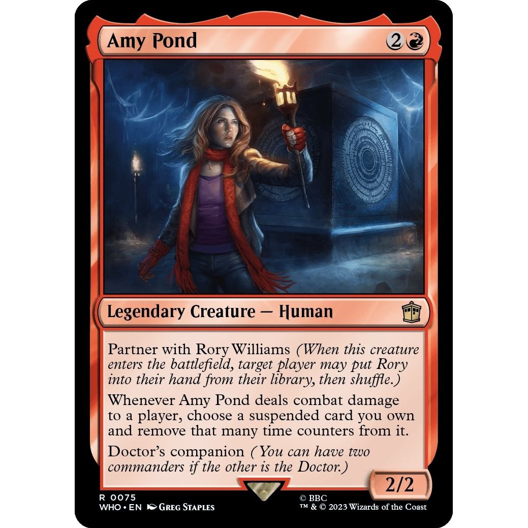 Image for Amy Pond (75) (WHO) - Magic: The Gathering