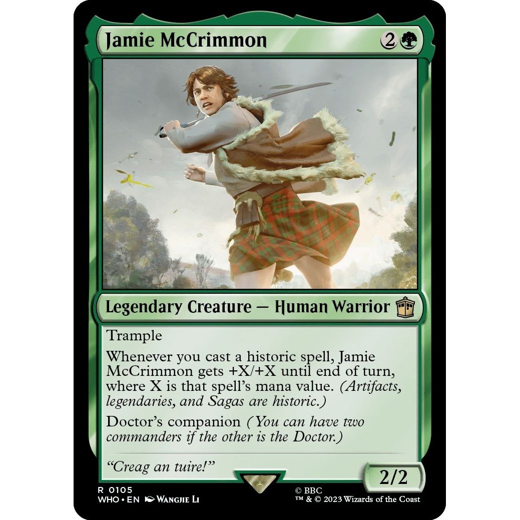 Image for Jamie McCrimmon (105) (WHO) - Magic: The Gathering