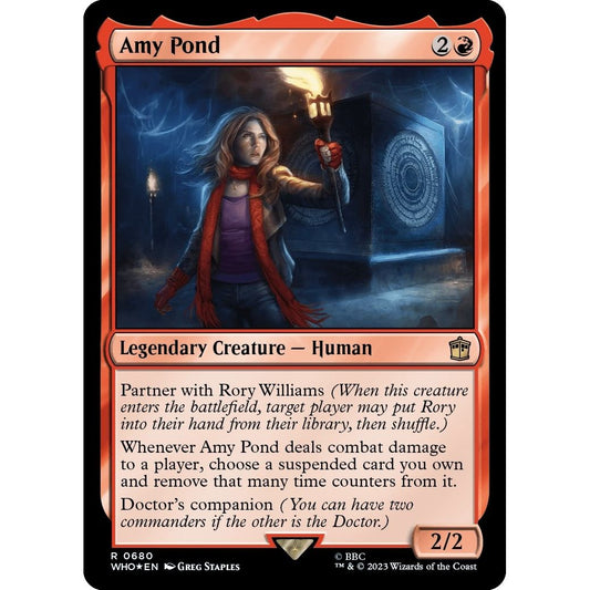 Image for Amy Pond (Surge Foil) (680) (WHO) - Magic: The Gathering