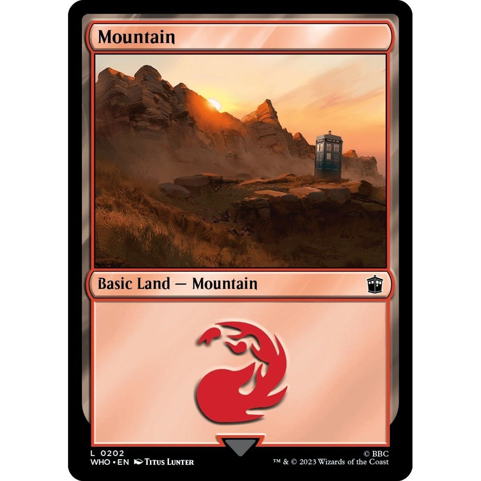 Image for Mountain (0202) (202) (WHO) - Magic: The Gathering