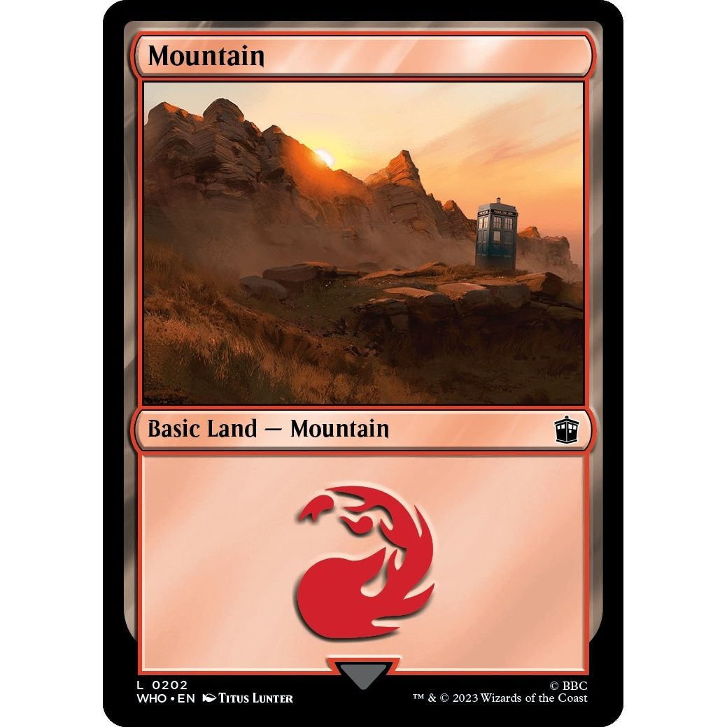 Image for Mountain (0202) (202) (WHO) - Magic: The Gathering