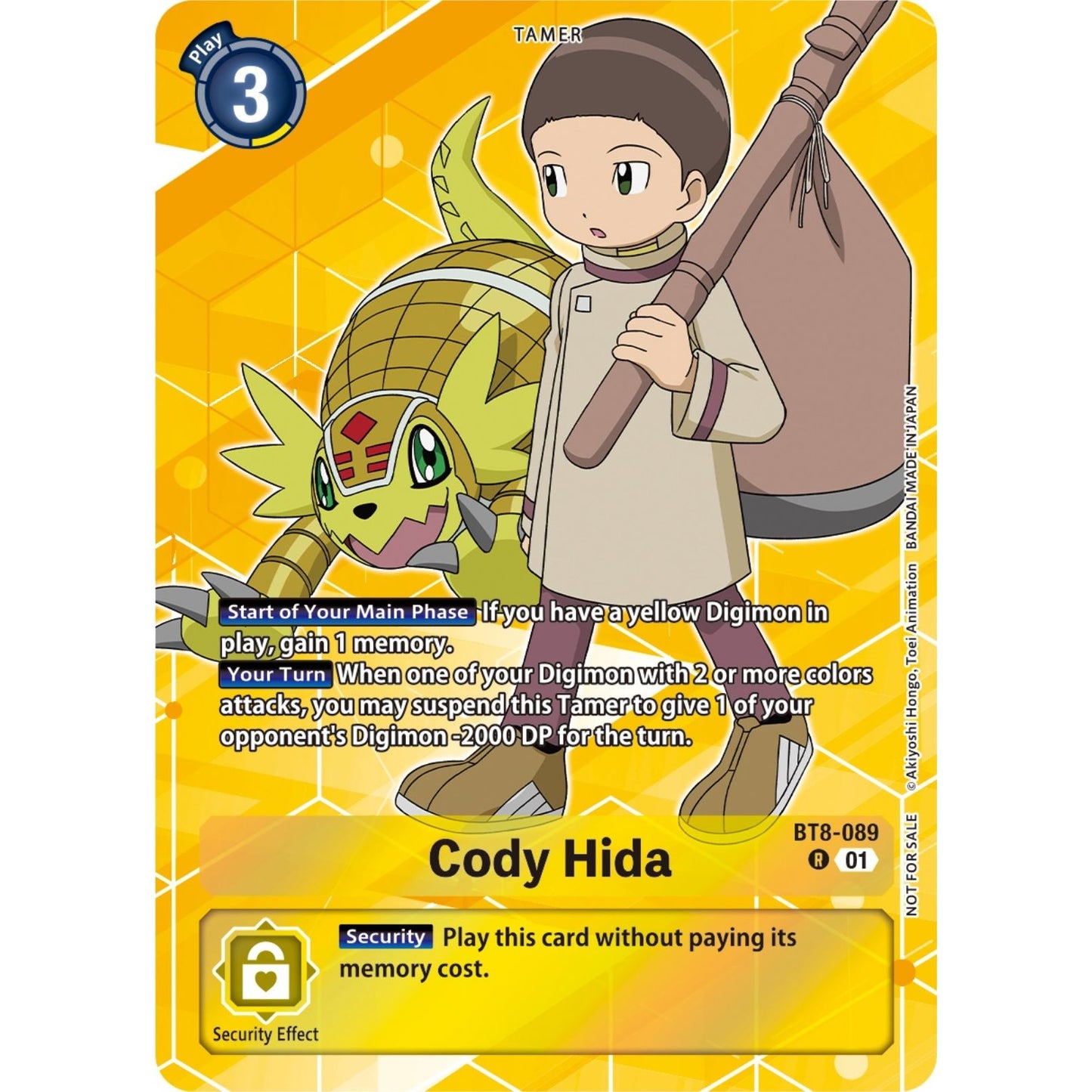 Image for Cody Hida (Tamer Party Pack -The Beginning-) (BT8-089 R) (BT08) - Digimon Card Game