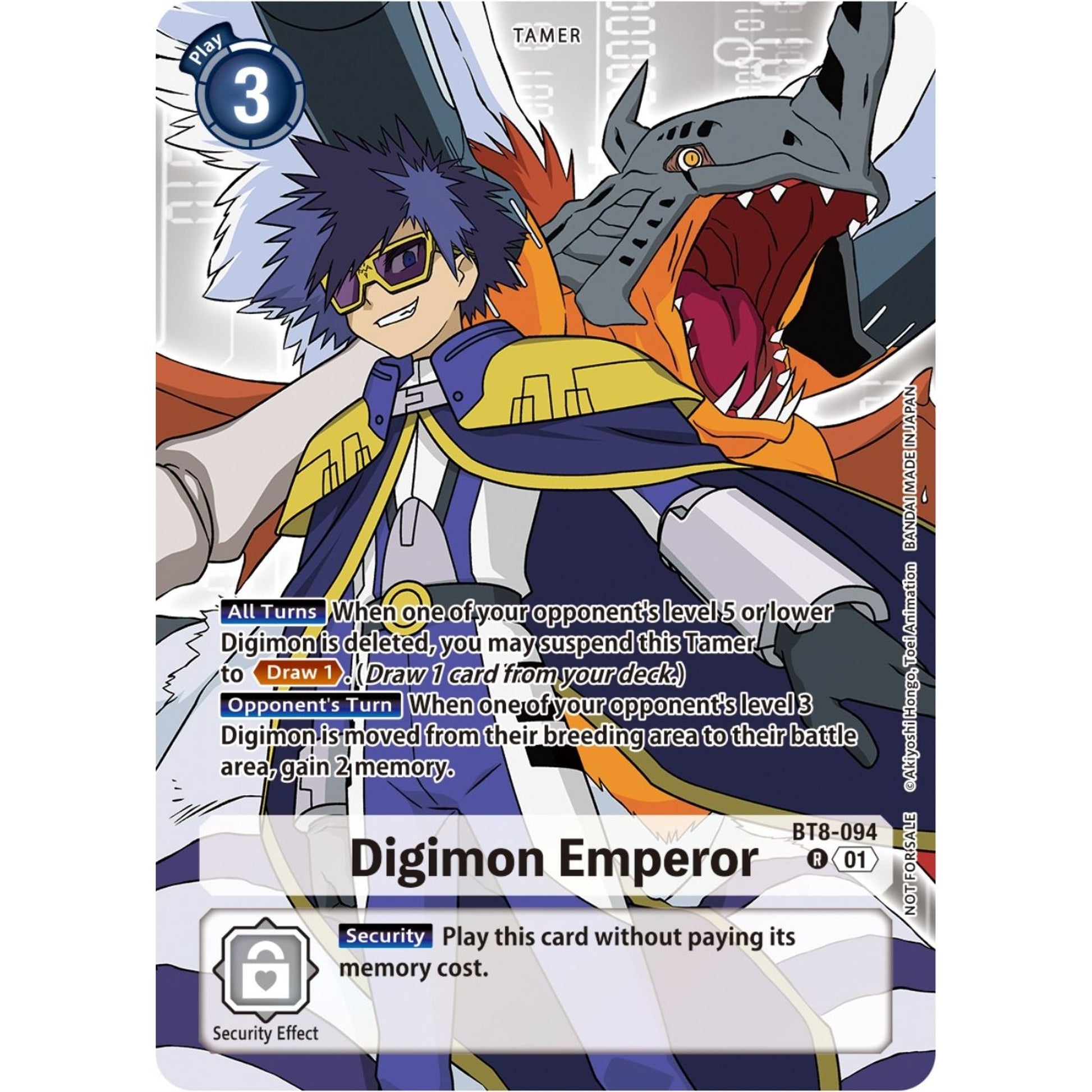 Image for Digimon Emperor (Tamer Party Pack -The Beginning-) (BT8-094 R) (BT08) - Digimon Card Game