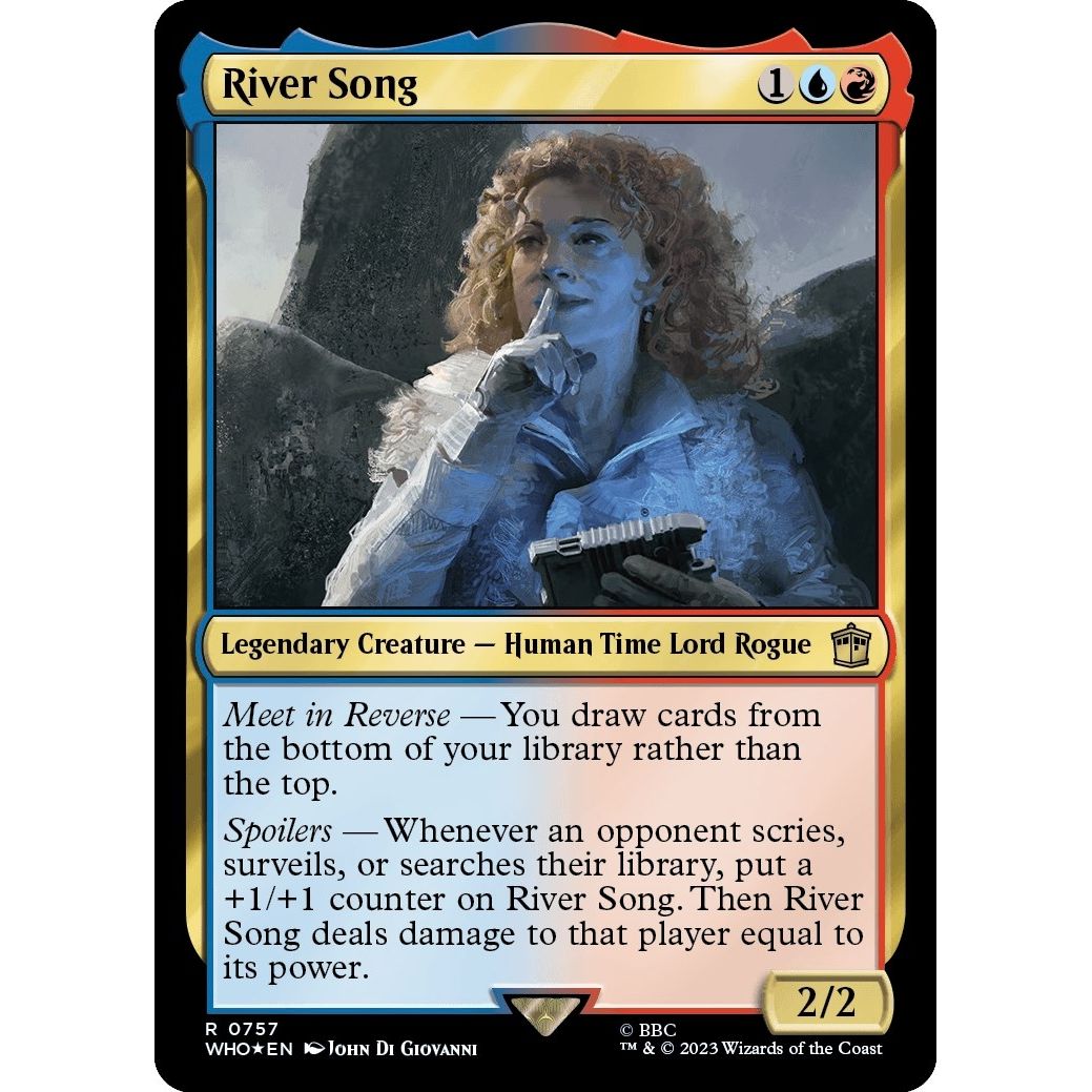 Image for River Song (Surge Foil) (757) (WHO) - Magic: The Gathering