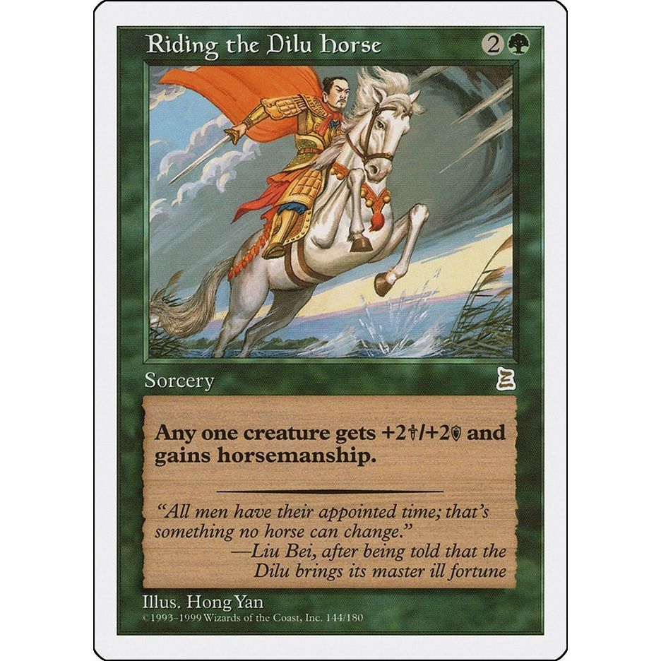 Image for Riding the Dilu Horse (144) (PTK) - Magic: The Gathering