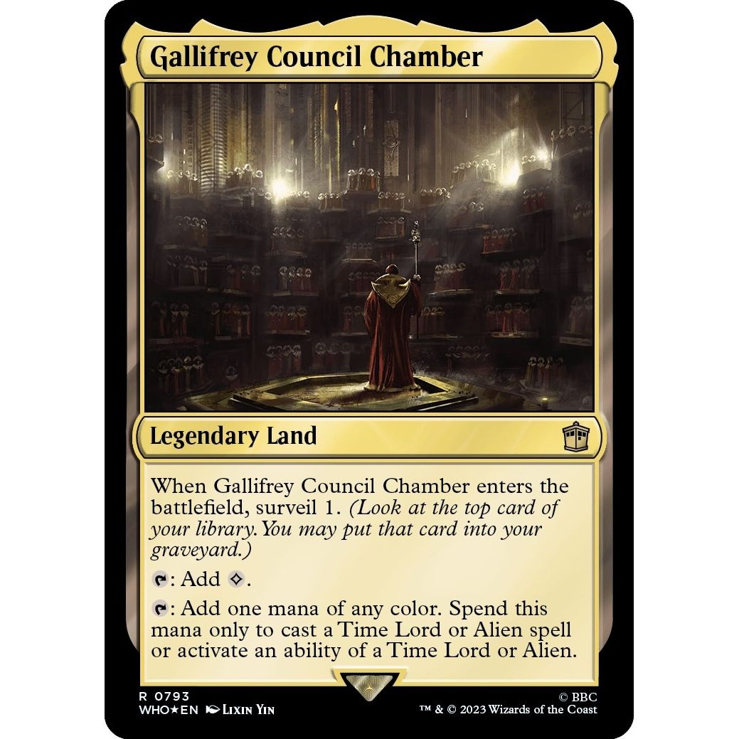 Image for Gallifrey Council Chamber (Surge Foil) (793) (WHO) - Magic: The Gathering