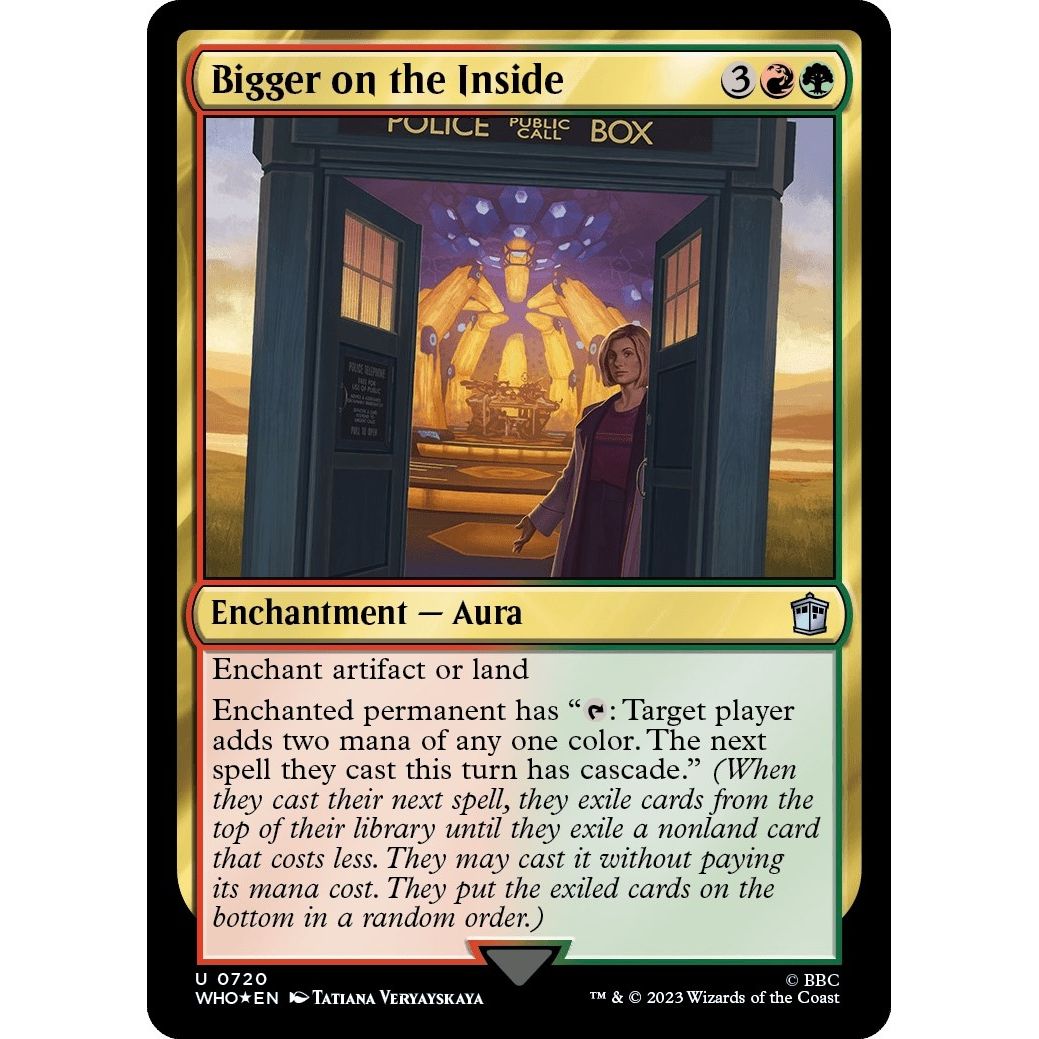 Image for Bigger on the Inside (Surge Foil) (720) (WHO) - Magic: The Gathering