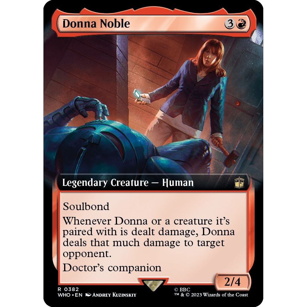 Image for Donna Noble (Extended Art) (382) (WHO) - Magic: The Gathering