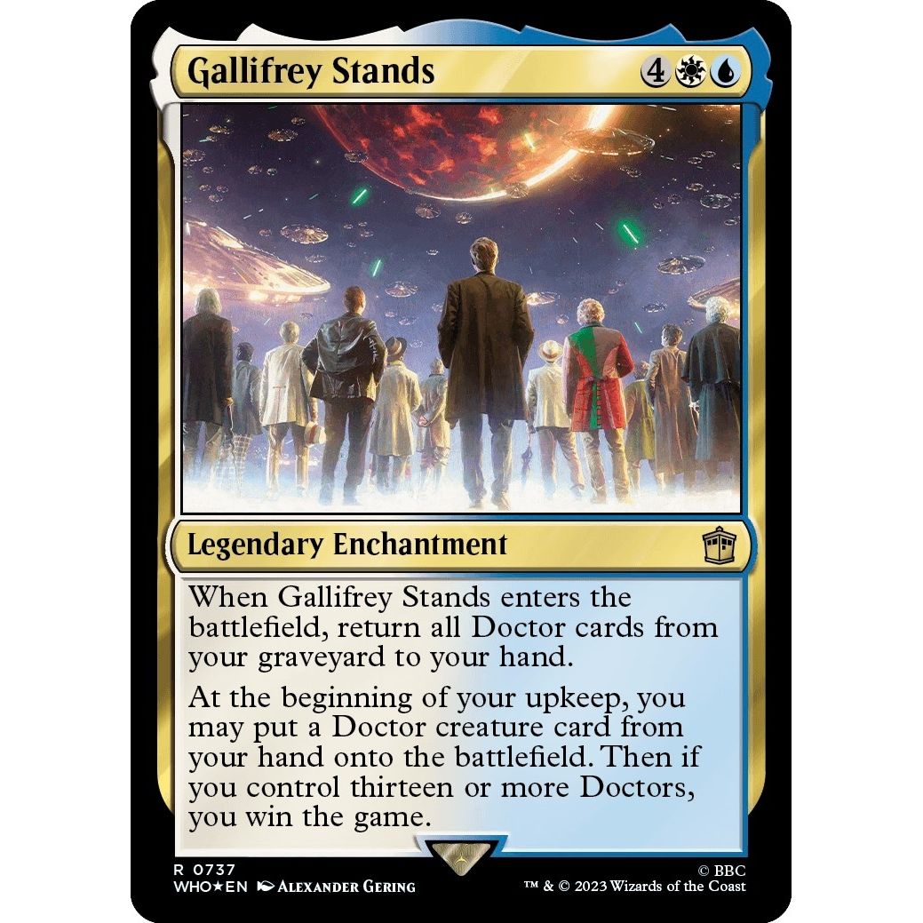 Image for Gallifrey Stands (Surge Foil) (737) (WHO) - Magic: The Gathering