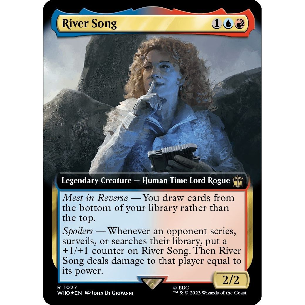 Image for River Song (Extended Art) (Surge Foil) (1027) (WHO) - Magic: The Gathering