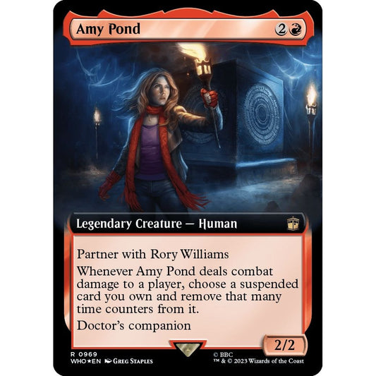 Image for Amy Pond (Extended Art) (Surge Foil) (969) (WHO) - Magic: The Gathering