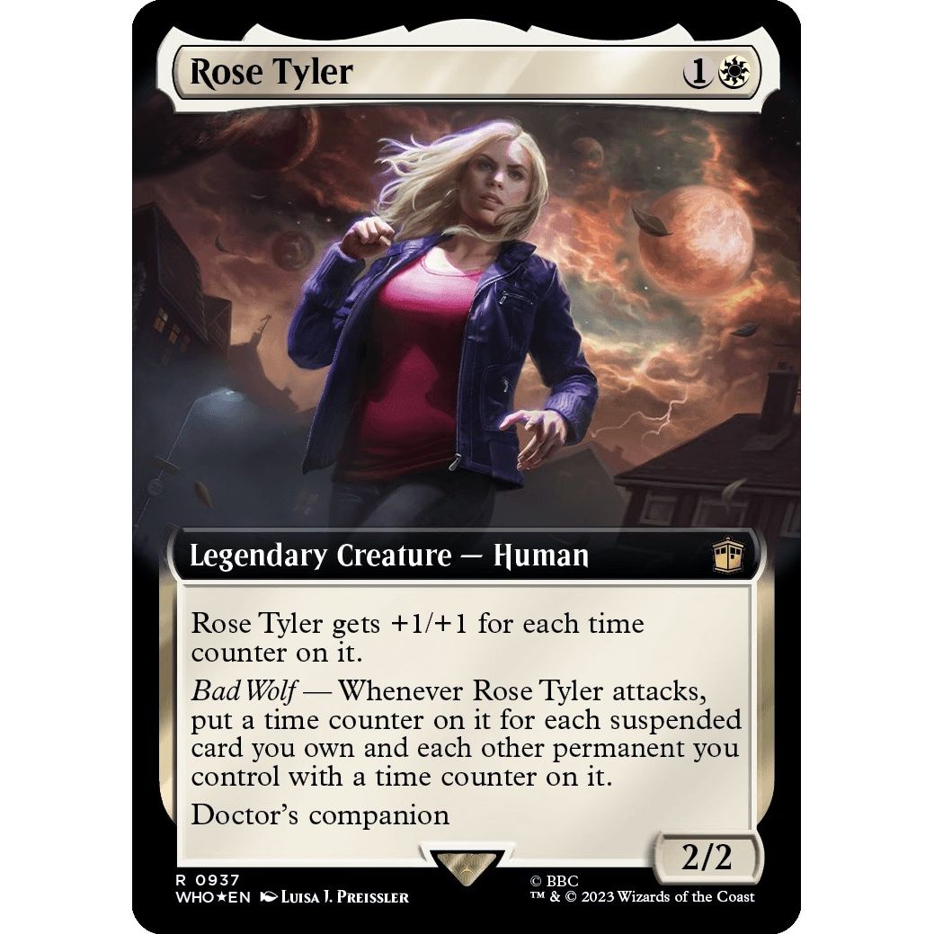 Image for Rose Tyler (Extended Art) (Surge Foil) (937) (WHO) - Magic: The Gathering