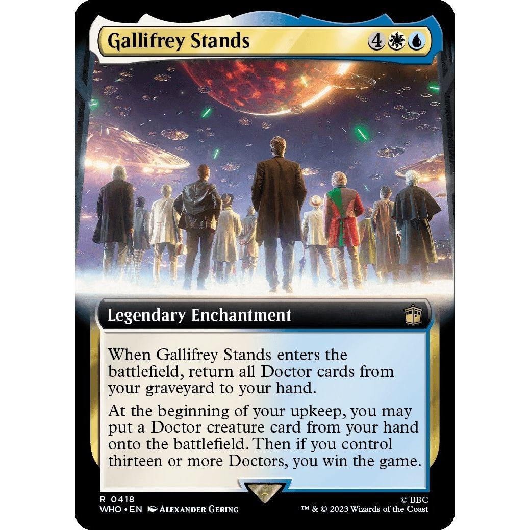 Image for Gallifrey Stands (Extended Art) (418) (WHO) - Magic: The Gathering