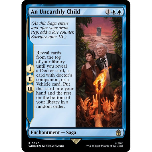 Image for An Unearthly Child (Surge Foil) (640) (WHO) - Magic: The Gathering