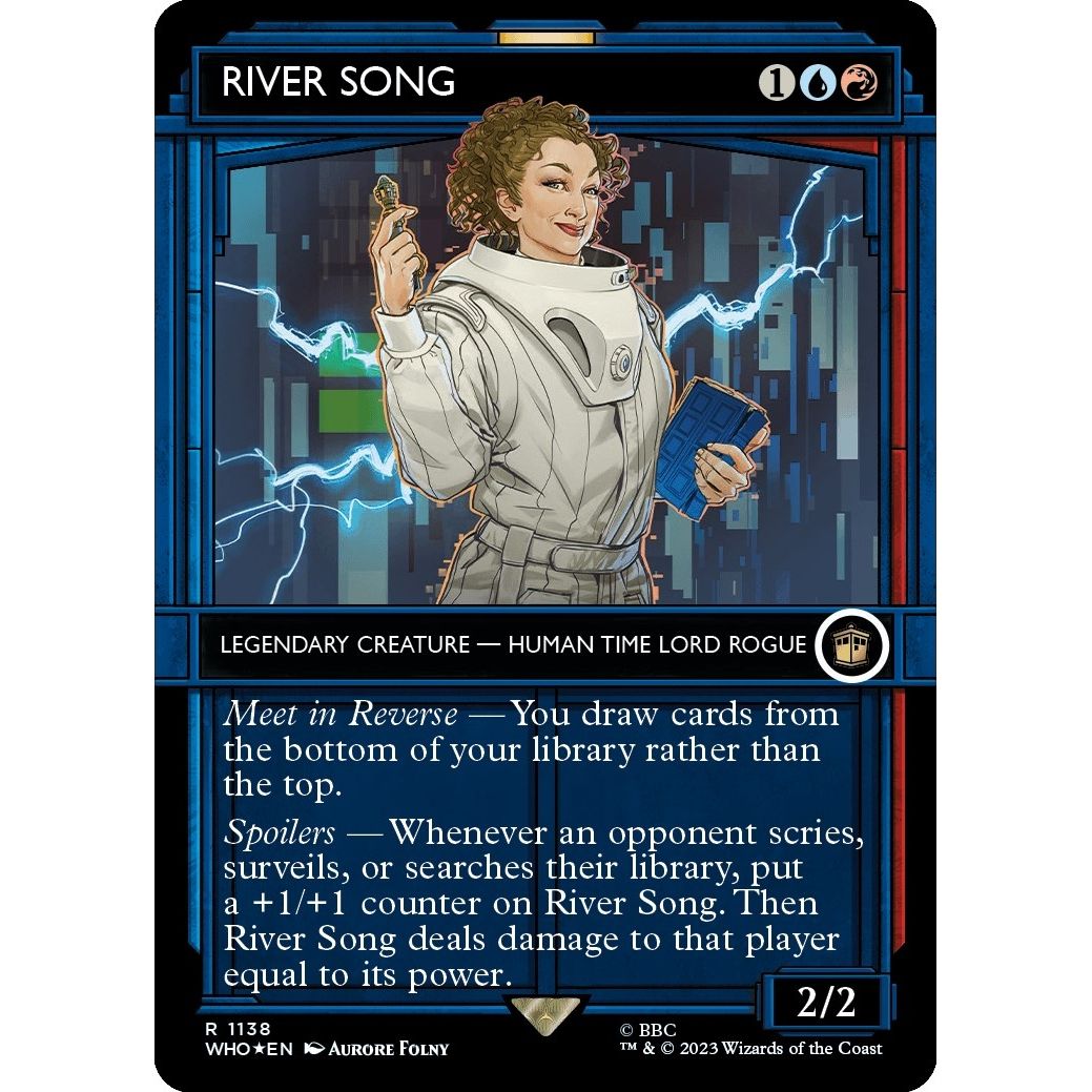 Image for River Song (Showcase) (Surge Foil) (1138) (WHO) - Magic: The Gathering
