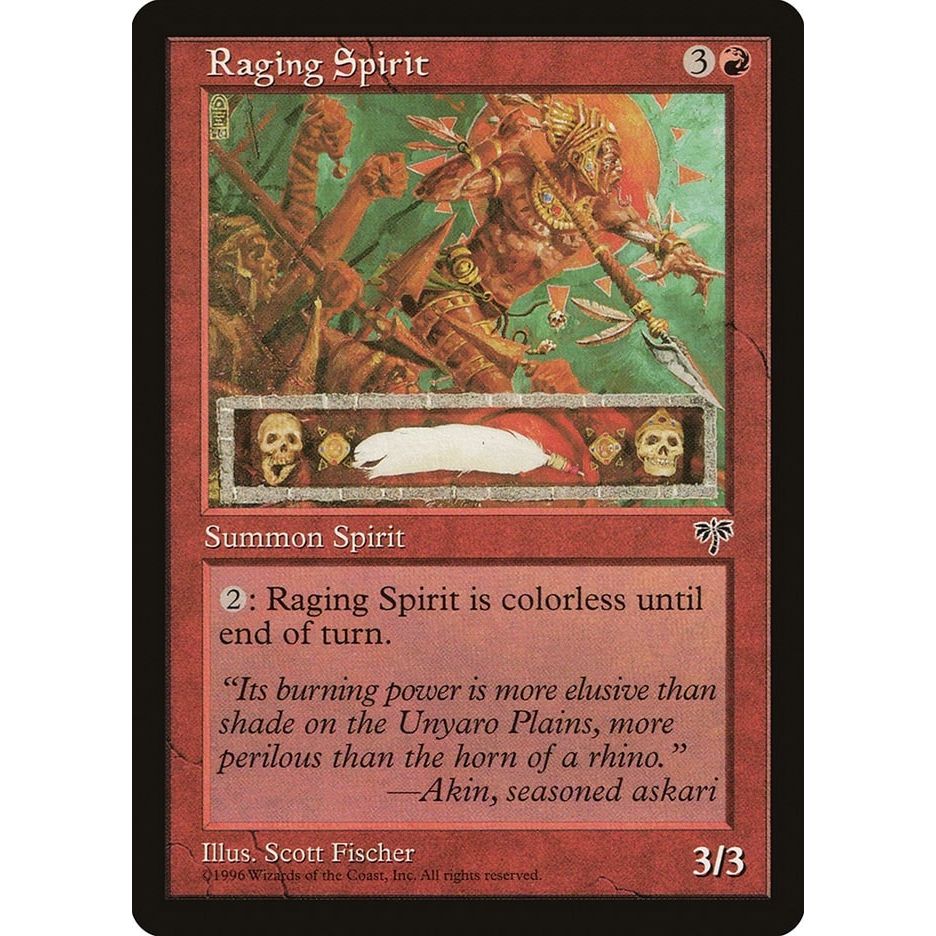Image for Raging Spirit (MIR) - Magic: The Gathering