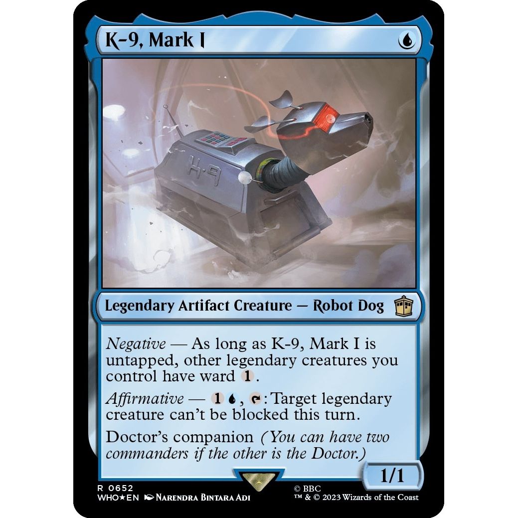 Image for K-9, Mark I (Surge Foil) (652) (WHO) - Magic: The Gathering