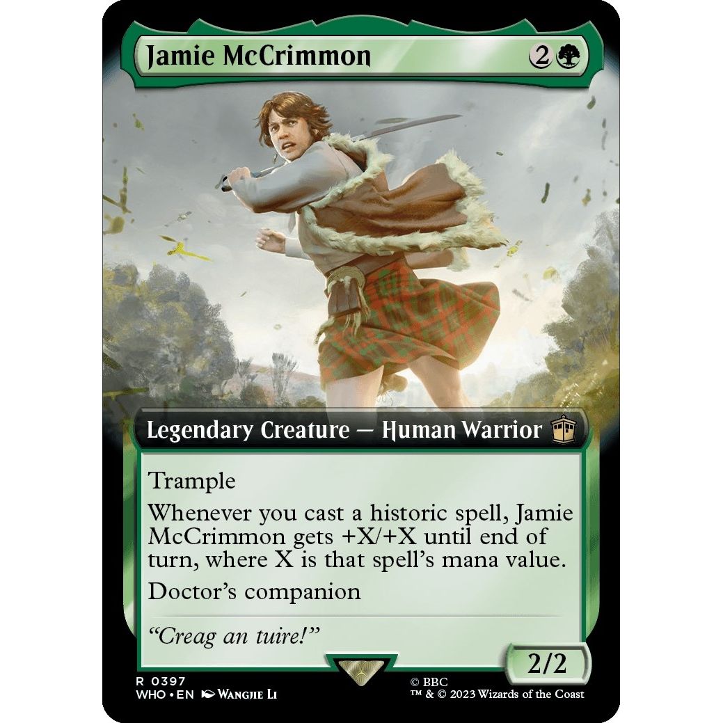 Image for Jamie McCrimmon (Extended Art) (397) (WHO) - Magic: The Gathering