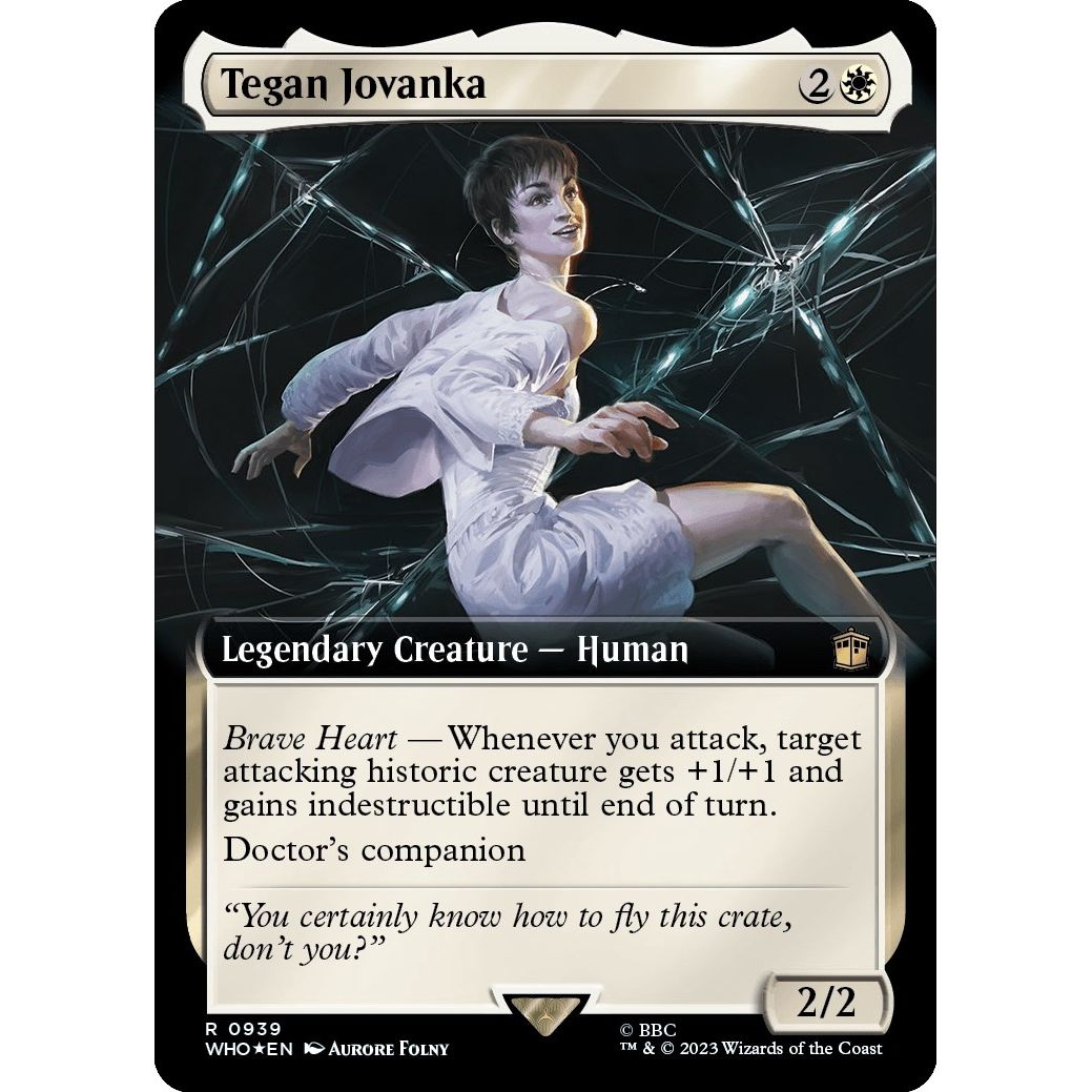 Image for Tegan Jovanka (Extended Art) (Surge Foil) (939) (WHO) - Magic: The Gathering