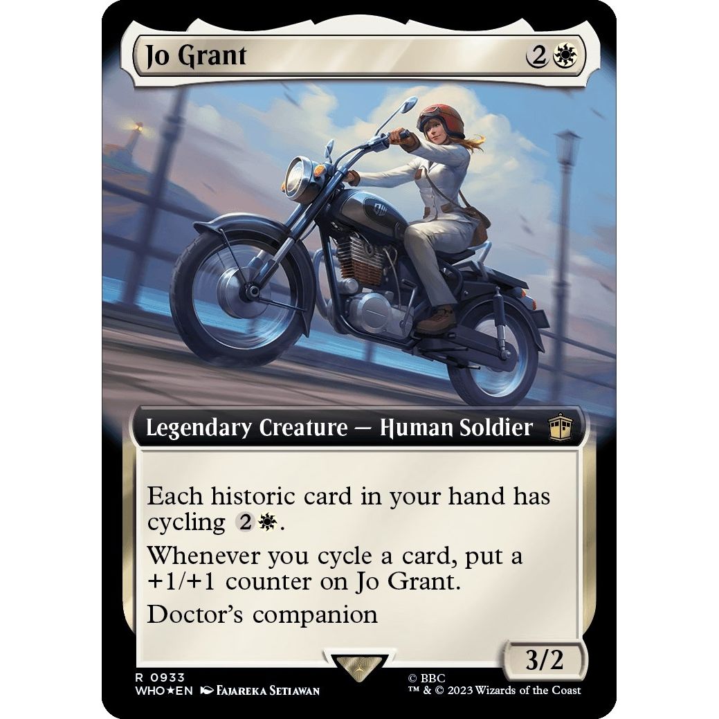 Image for Jo Grant (Extended Art) (Surge Foil) (933) (WHO) - Magic: The Gathering