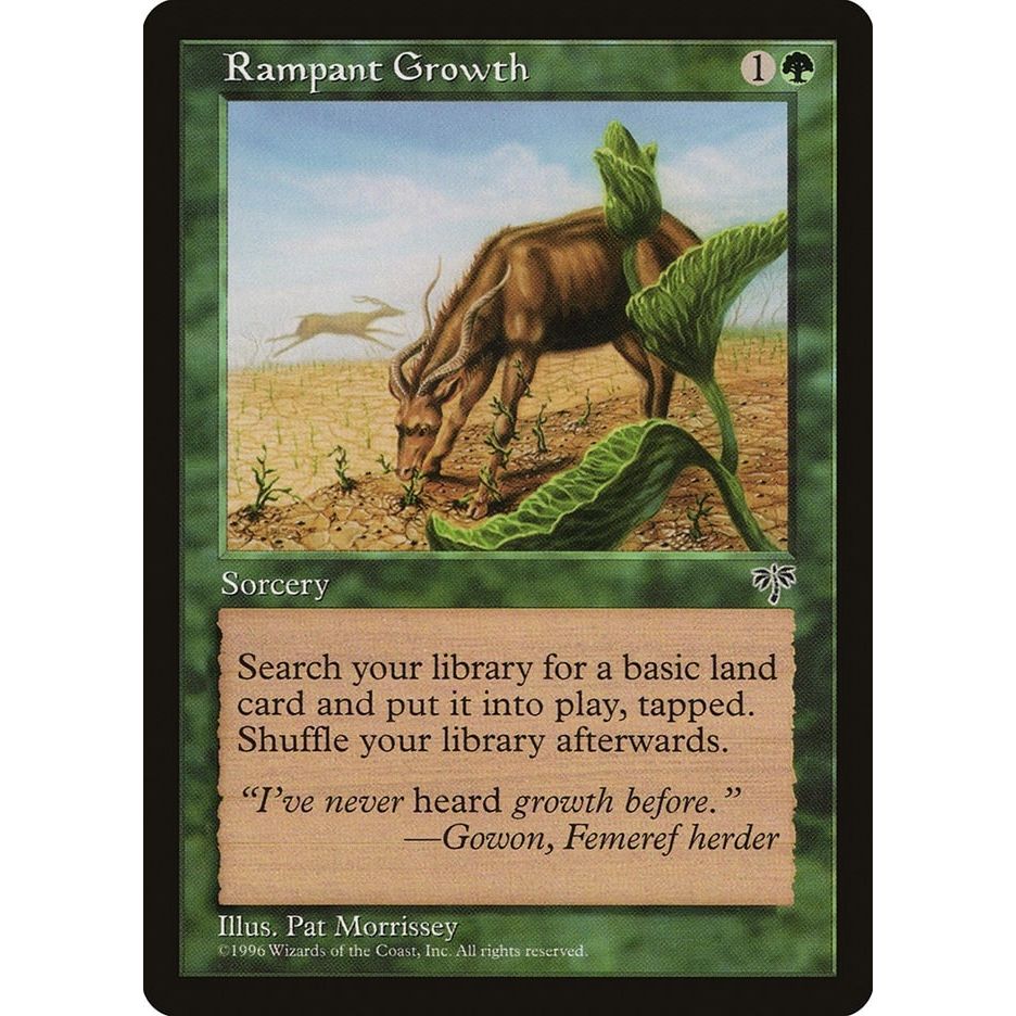 Image for Rampant Growth (MIR) - Magic: The Gathering