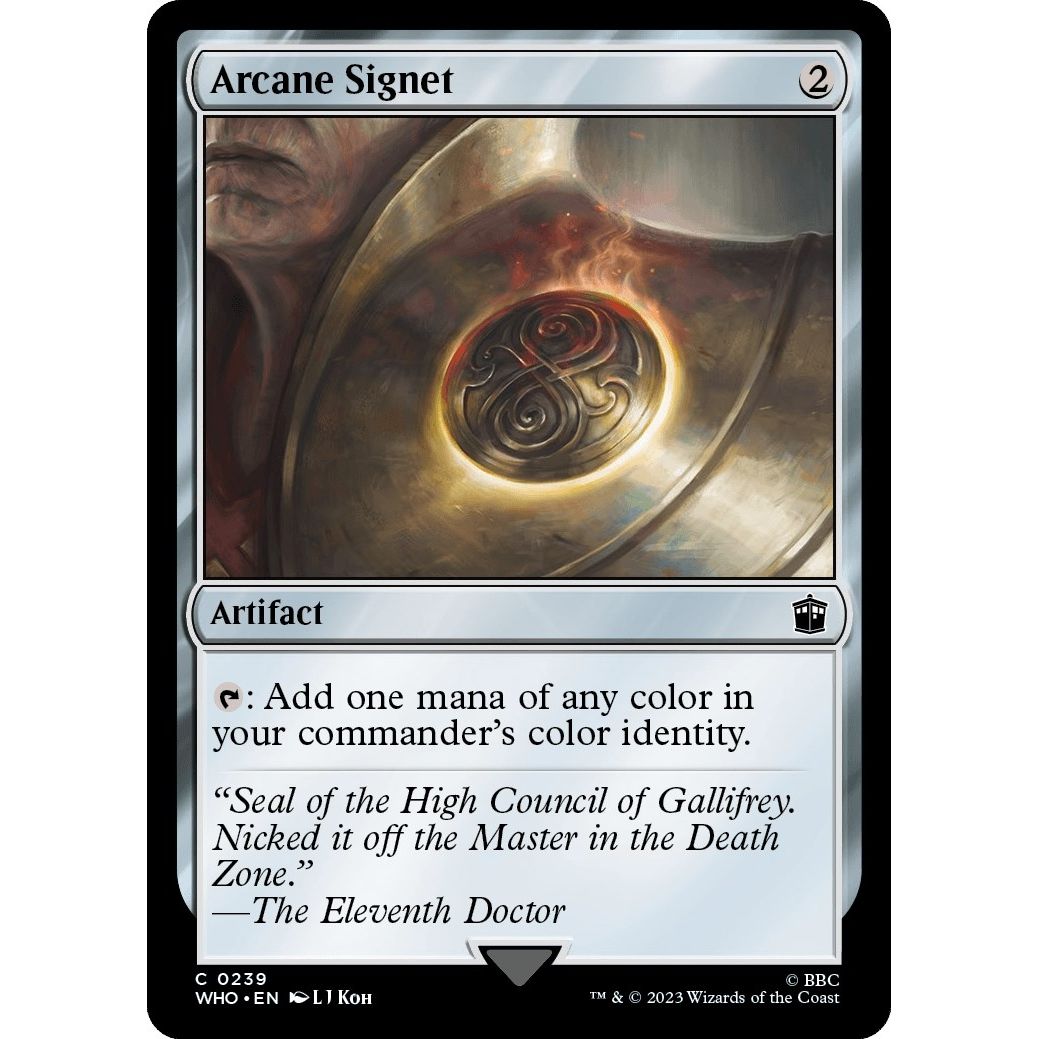 Image for Arcane Signet (239) (WHO) - Magic: The Gathering