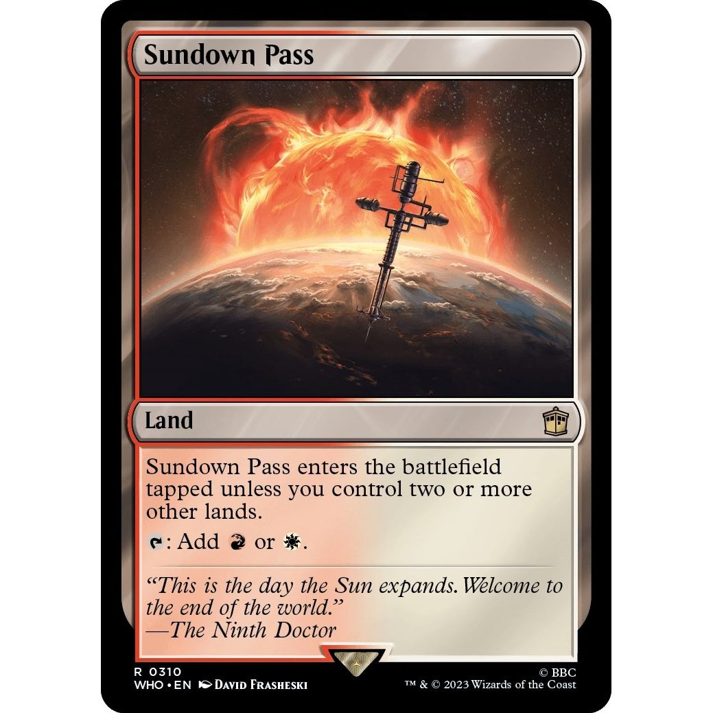 Image for Sundown Pass (310) (WHO) - Magic: The Gathering
