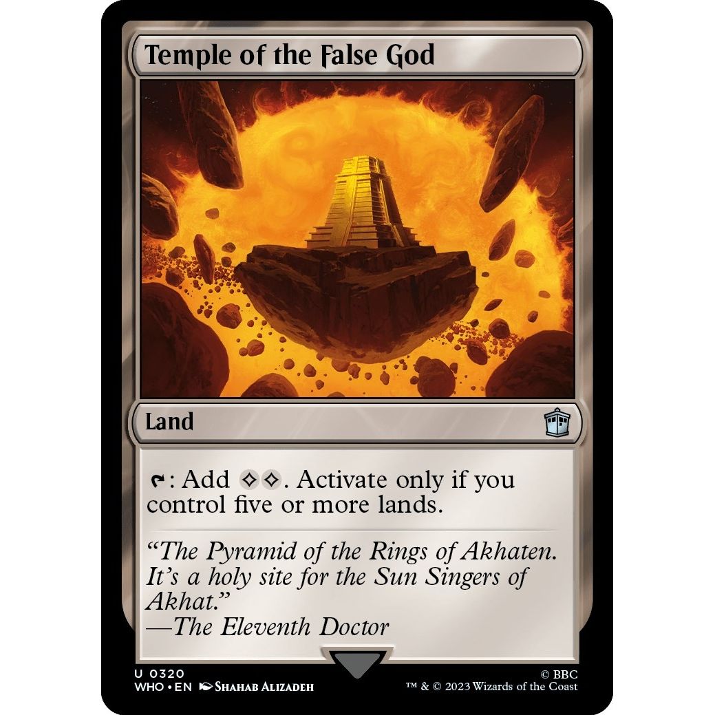 Image for Temple of the False God (320) (WHO) - Magic: The Gathering