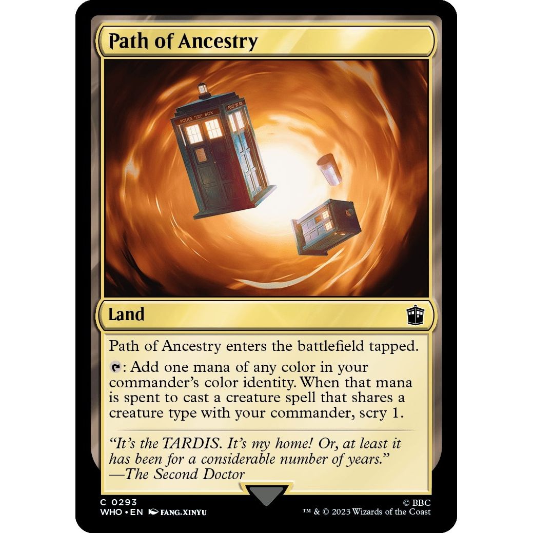 Image for Path of Ancestry (293) (WHO) - Magic: The Gathering