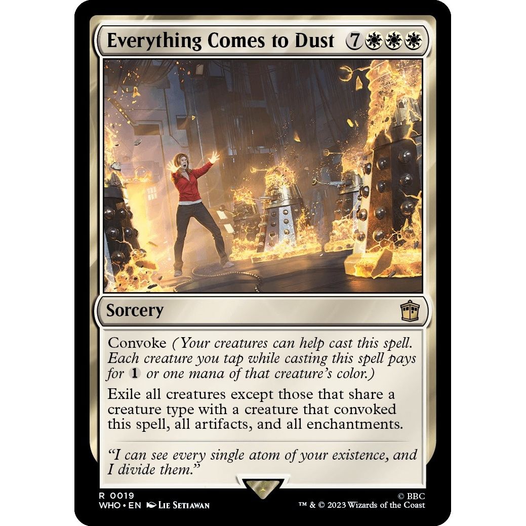 Image for Everything Comes to Dust (19) (WHO) - Magic: The Gathering