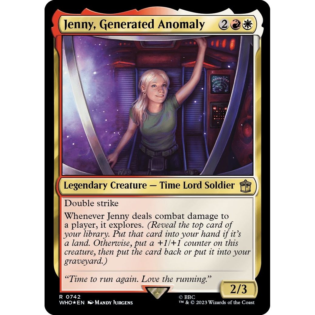 Image for Jenny, Generated Anomaly (Surge Foil) (742) (WHO) - Magic: The Gathering