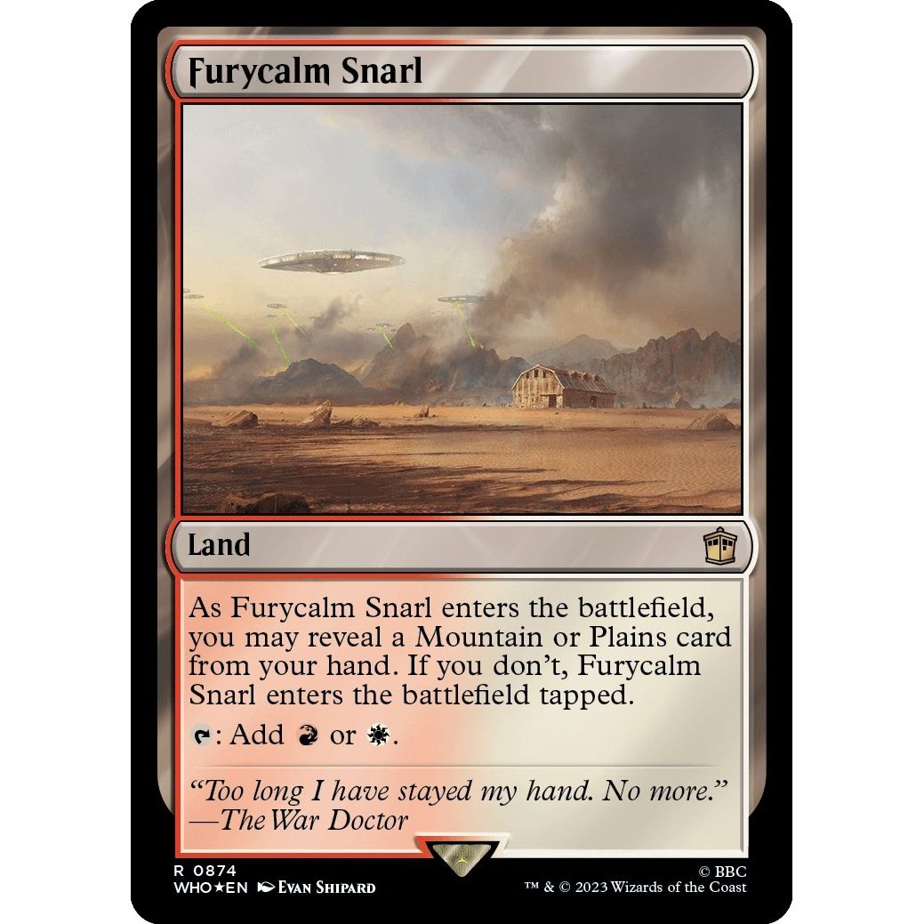 Image for Furycalm Snarl (Surge Foil) (874) (WHO) - Magic: The Gathering