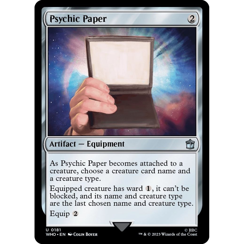 Image for Psychic Paper (181) (WHO) - Magic: The Gathering