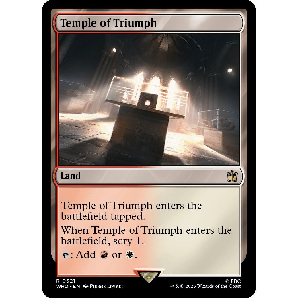 Image for Temple of Triumph (321) (WHO) - Magic: The Gathering