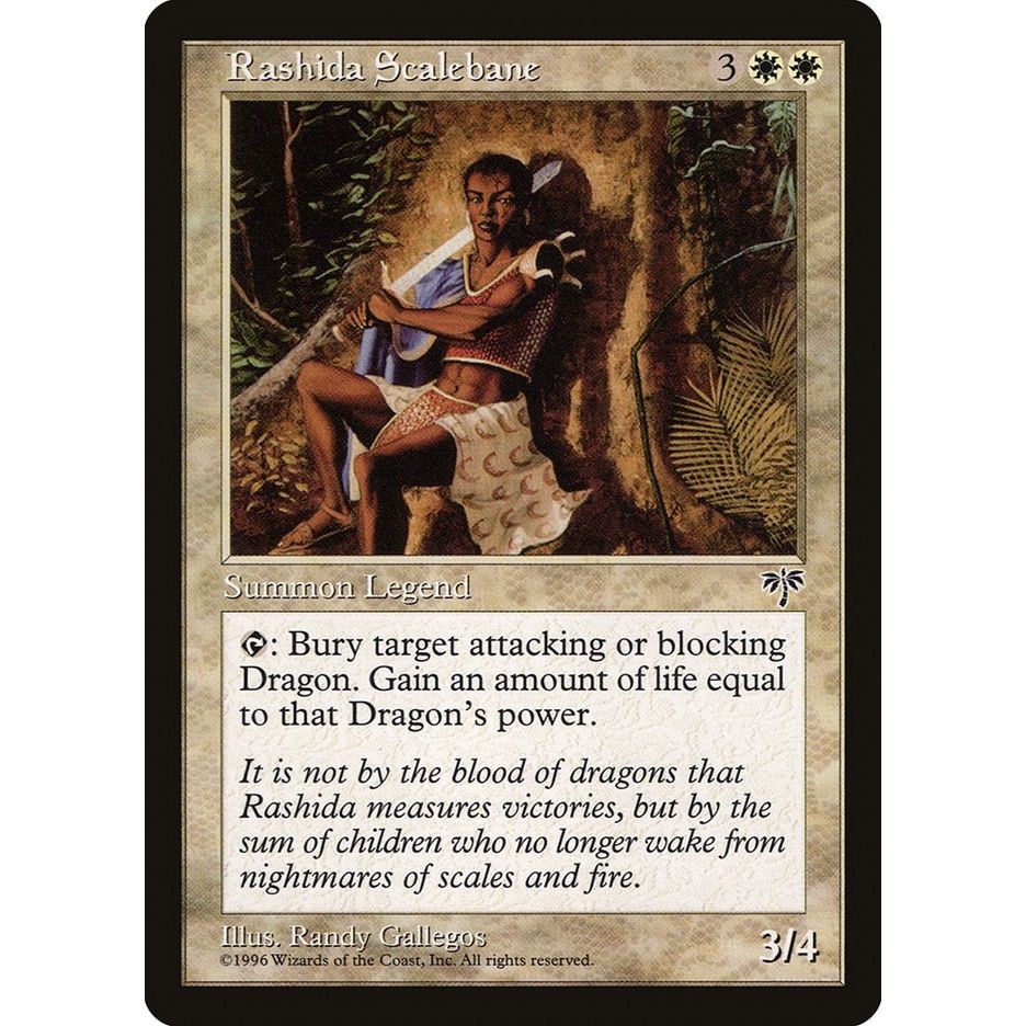 Image for Rashida Scalebane (MIR) - Magic: The Gathering