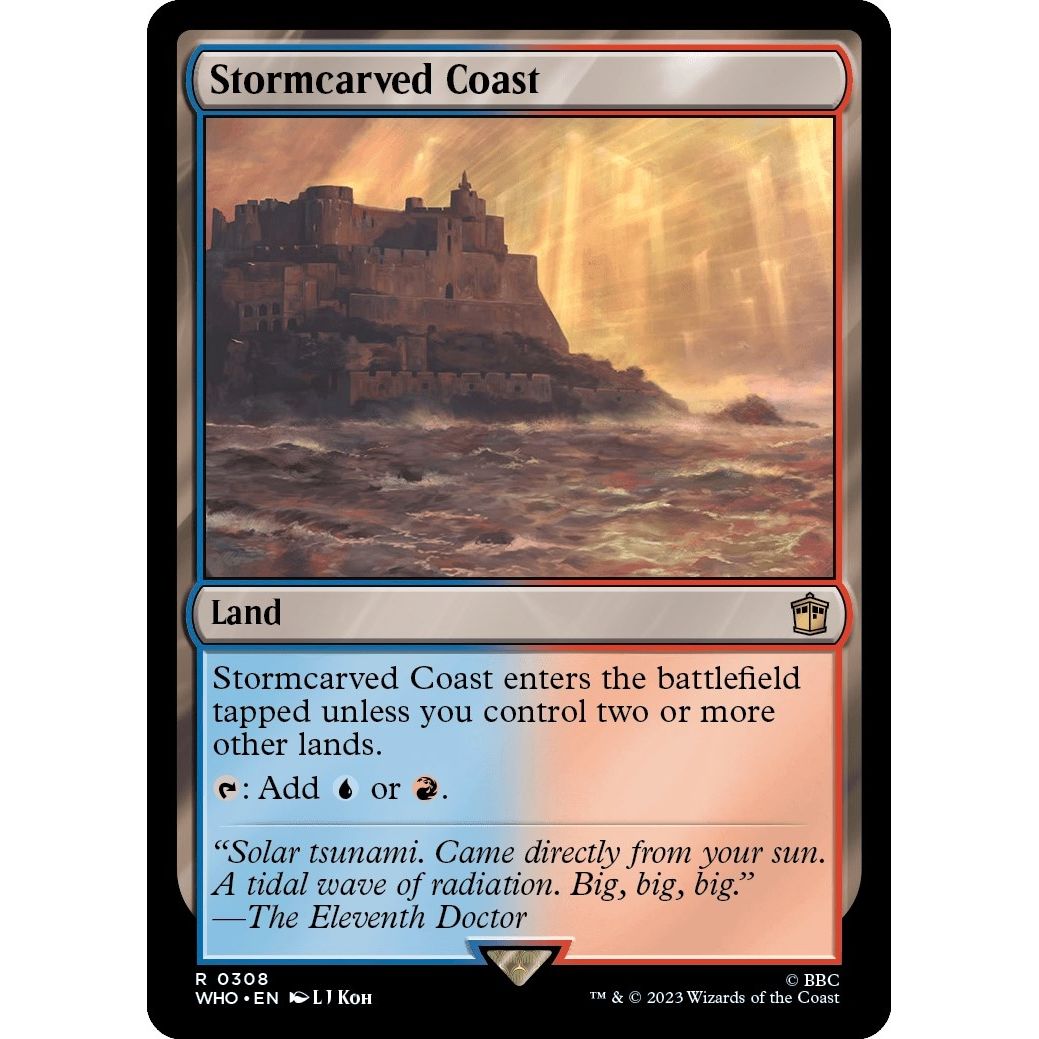Image for Stormcarved Coast (308) (WHO) - Magic: The Gathering